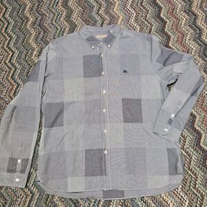 Burberry Brit Men's Grey and Black Shirt